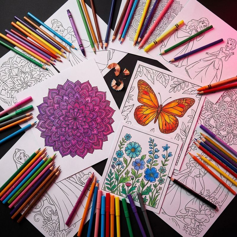 Páginas para colorear — Pack Ludica
