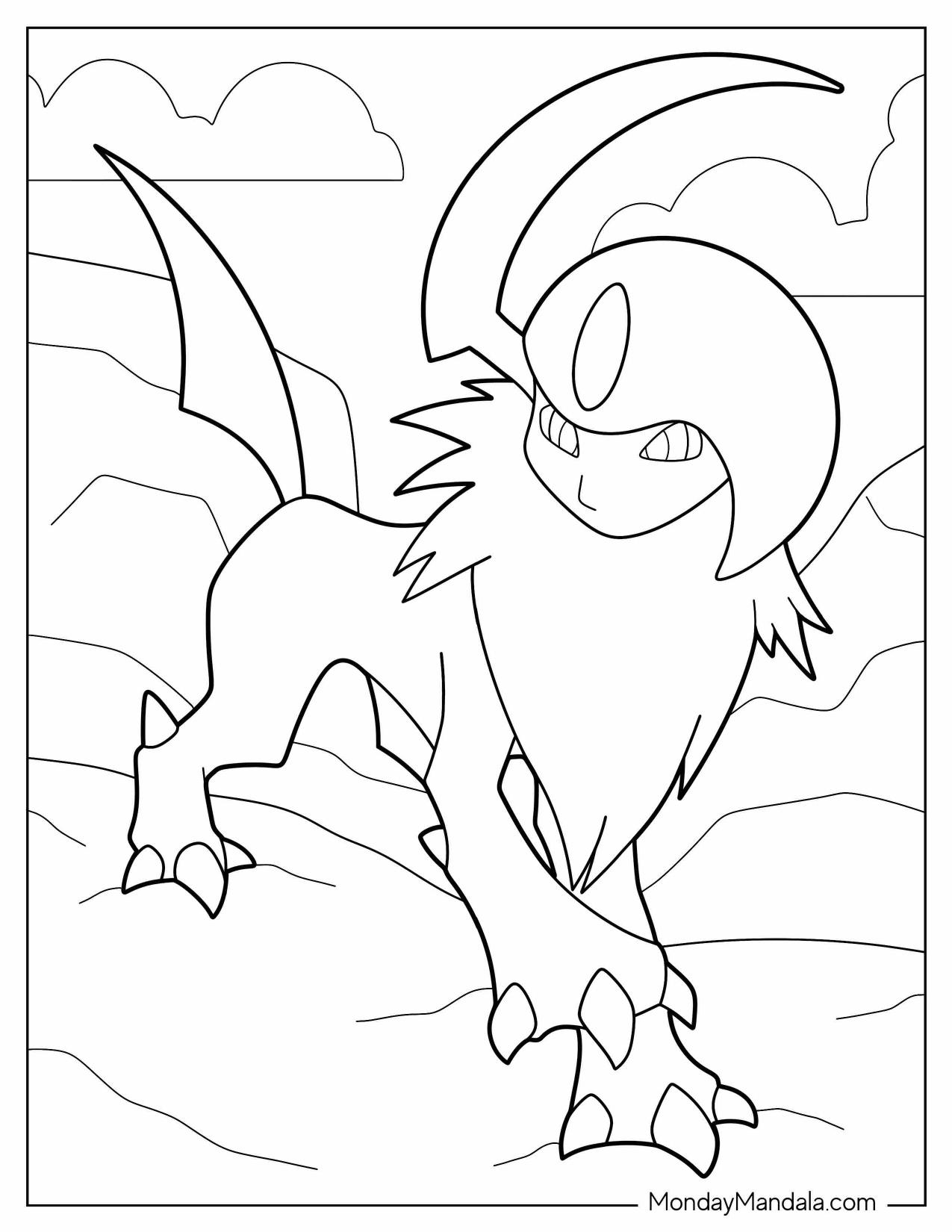 Pokémon para colorear