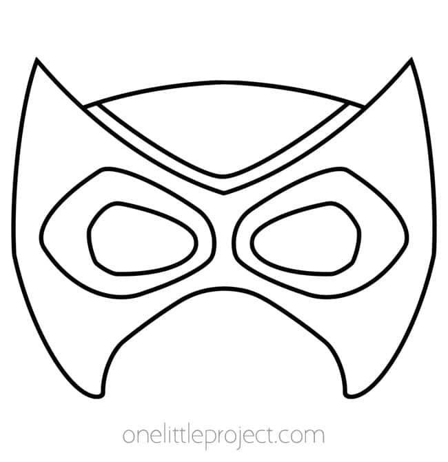 Máscaras de superhéroes para pintar