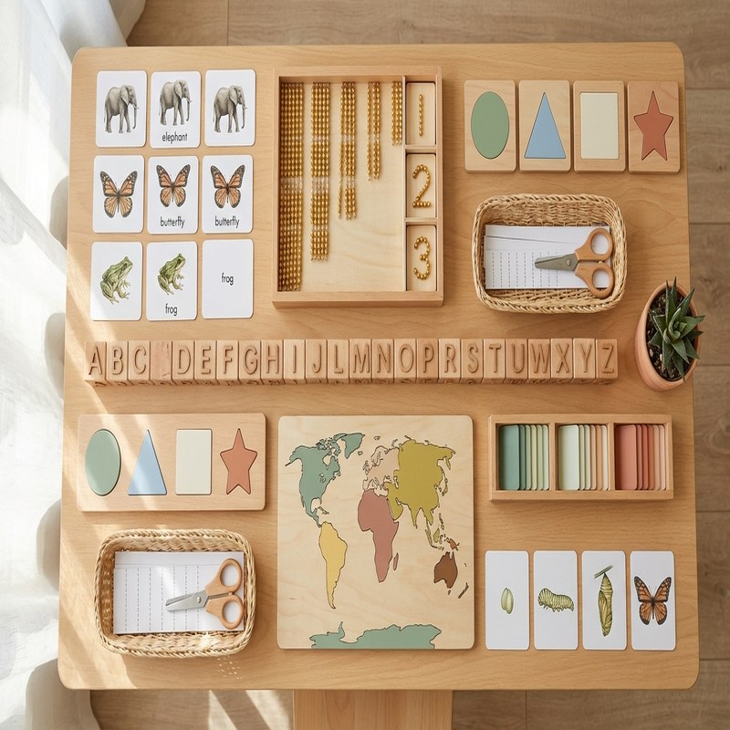 Kit Montessori — Materiales Educativos para Imprimir